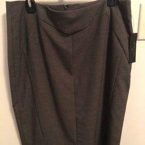 Dark Grey Pencil Skirt